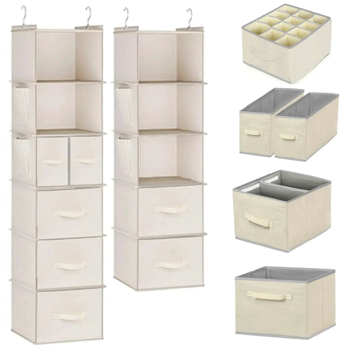 Fabric Storage Box | Grey | PriceLows™