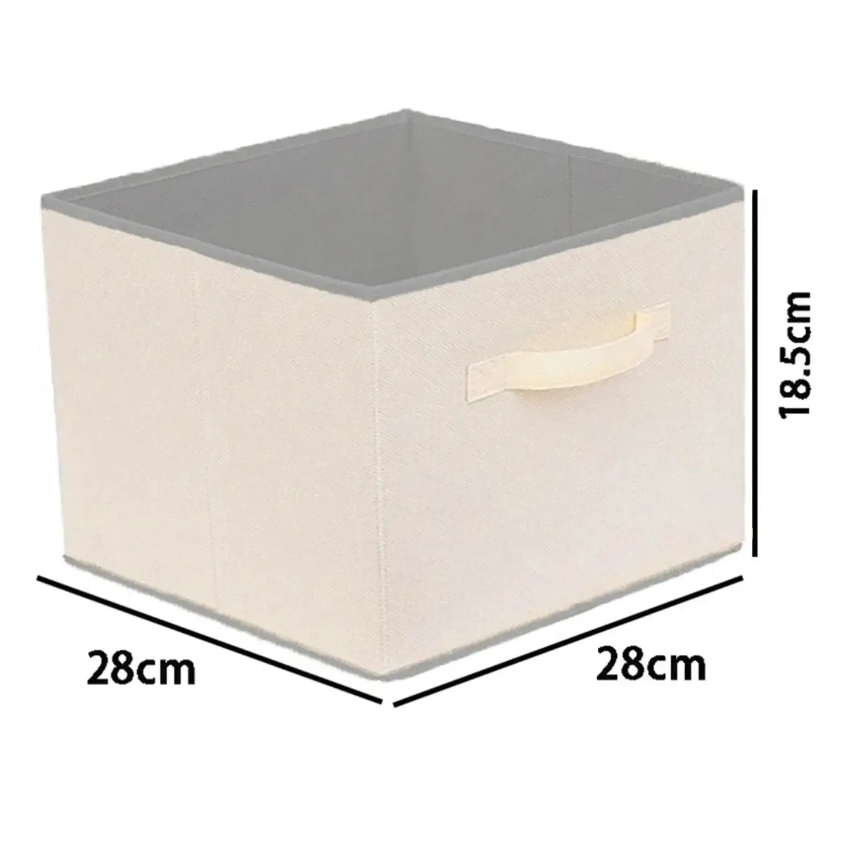 Fabric Storage Box | Grey | PriceLows™