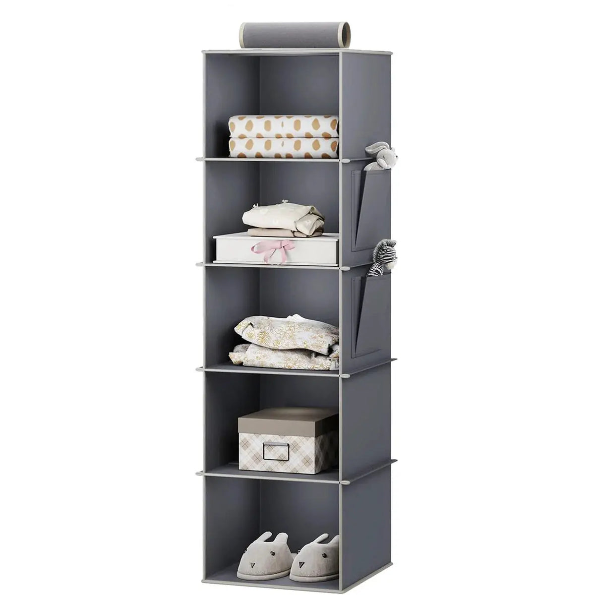 Fabric Storage Box | Grey | PriceLows™