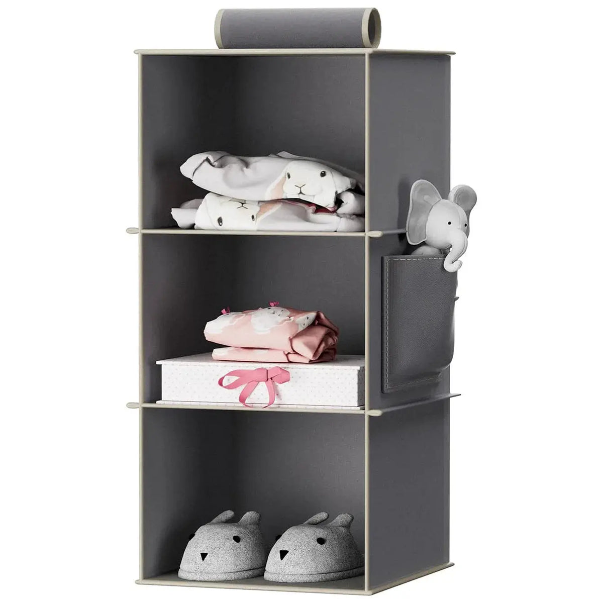 Fabric Storage Box | Grey | PriceLows™