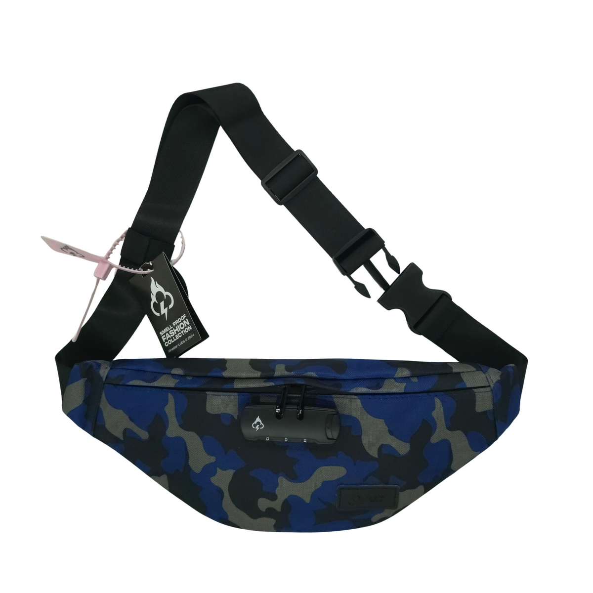 Fanny Pack | Smell Proof Liner | Dual Wear Waist To Crossbody | Hidden Lock