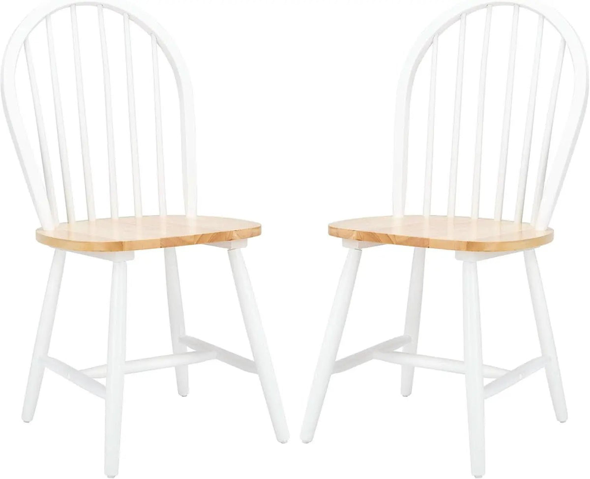 Farmhouse 18 Inch Black Spindle Back Dining Chairs Set Of 2 from PriceLows™