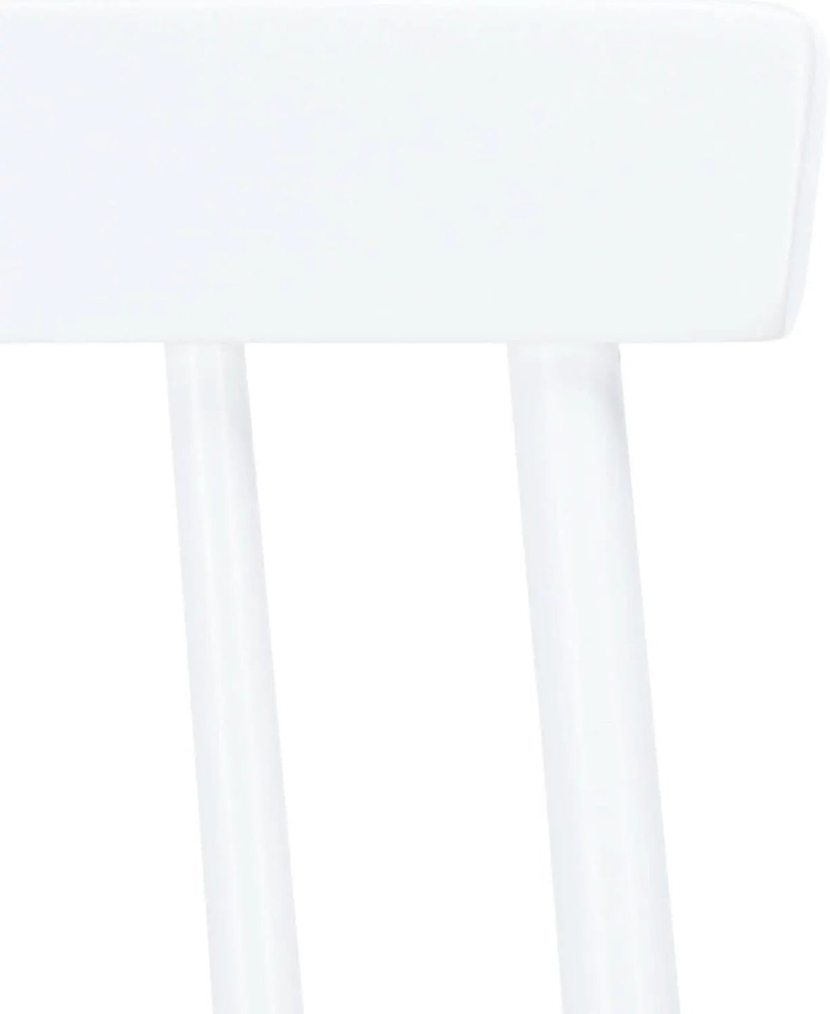 Farmhouse Spindle Back Side Chair White Natural Dining Room from PriceLows™