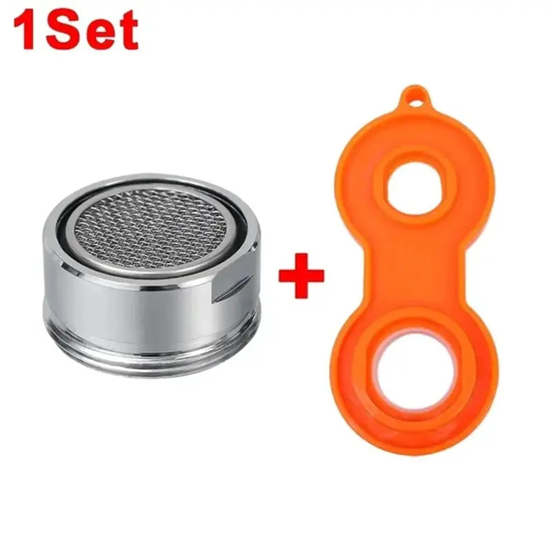 Brass Water Saving Faucet Tap Aerator with Replaceable Filter Mixed Nozzle 24mm Thread - Bathroom Faucet Bubbler Replacement from PriceLows™