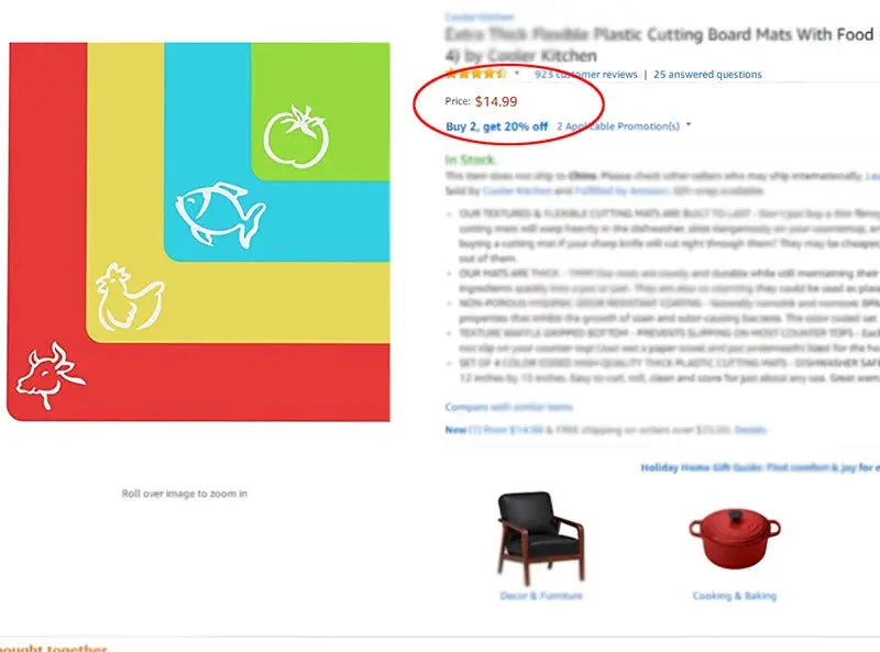Flexible Cutting Boards | 15 Inch Set | PriceLows™