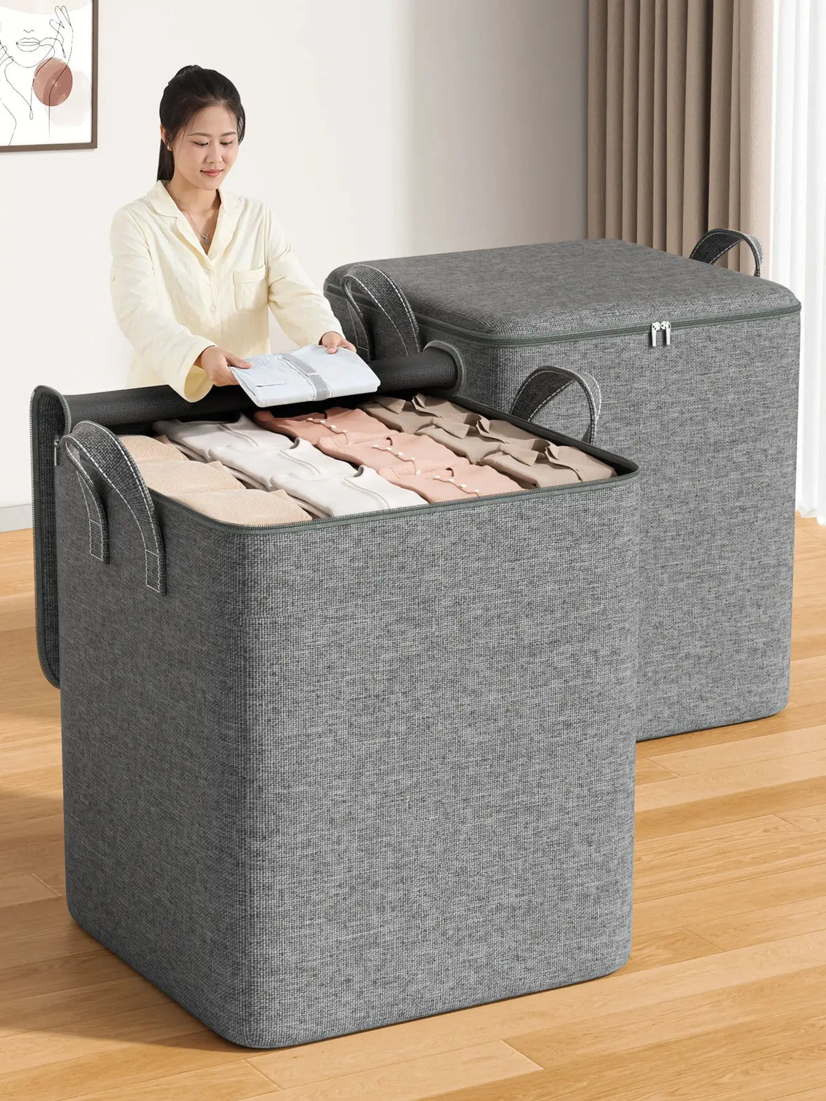 Foldable Clothing Storage Bag | Large Capacity | PriceLows™