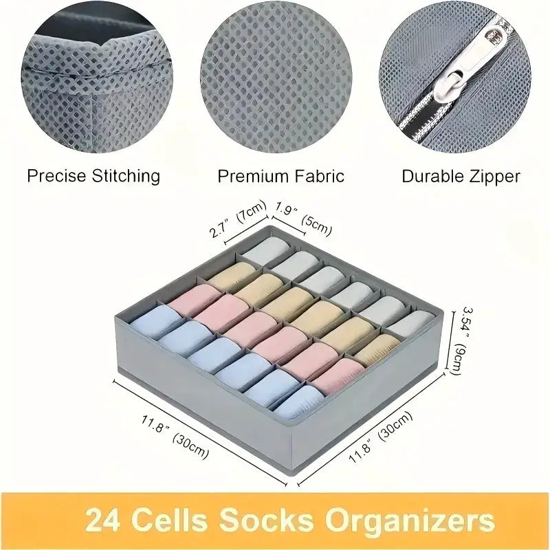 Foldable Sock Organizer | Nonwoven | PriceLows™