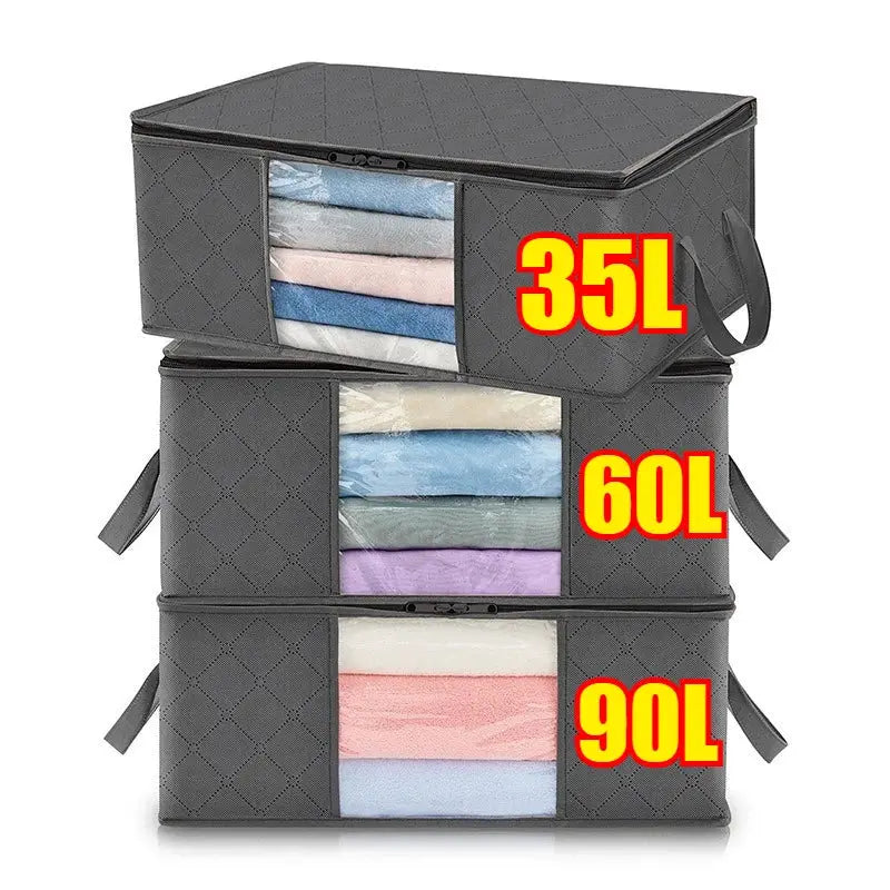 Foldable Storage Bags | Clear Window | PriceLows™