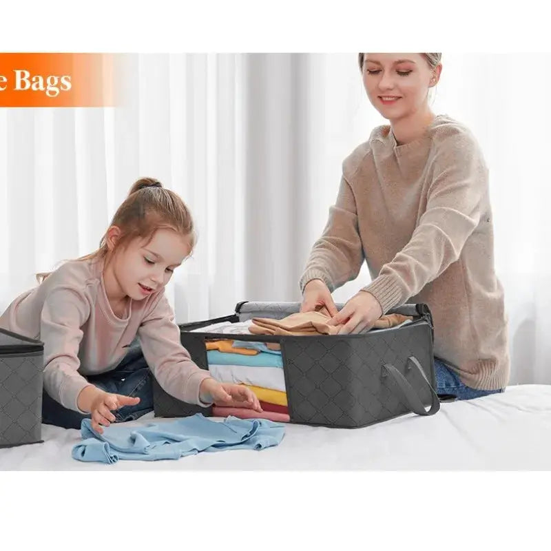 Foldable Storage Bags | Clear Window | PriceLows™