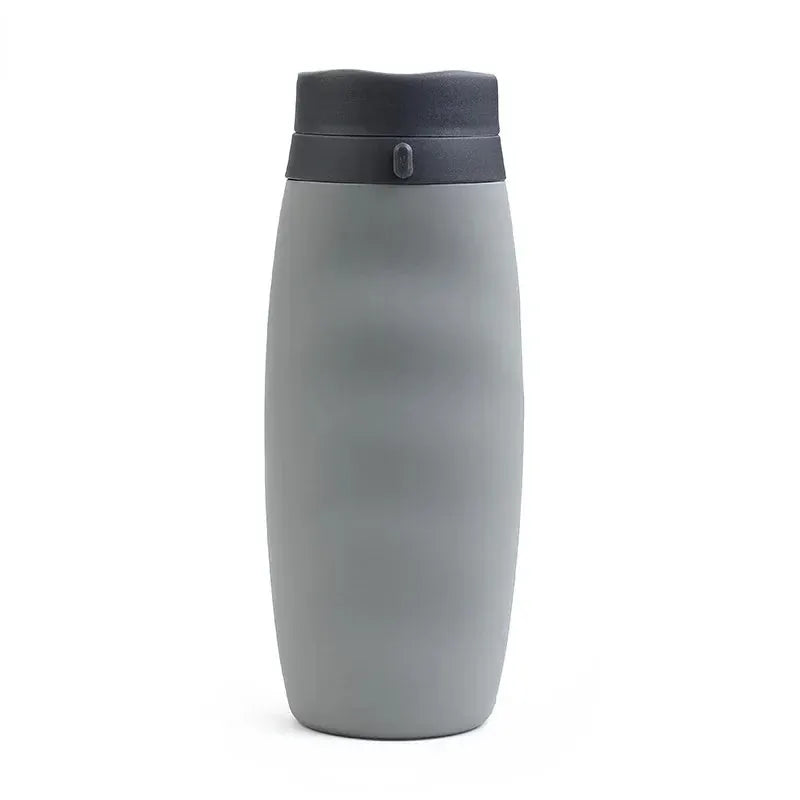 600ml Foldable Water Bottles Soft Flask Sports Drinking Water Bag Collapsible Portable Outdoor Running Camping Travel BPA Free from PriceLows™