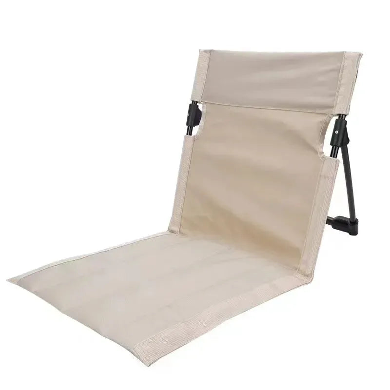 Folding Beach Chair | Metal Frame | Backrest Cushion | Outdoor Foldable from PriceLows™