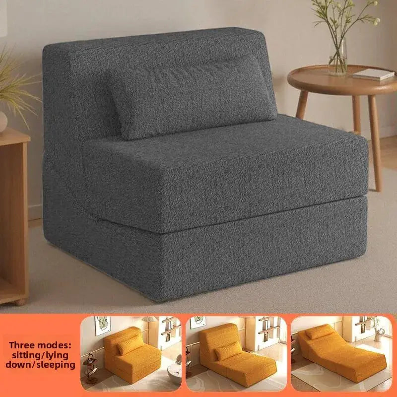 Folding Sofa Bed FurnitureConvertible Adjustable Recliner Small Space Furniture Lounge for Living Room Dormitory Home Compact from PriceLows™