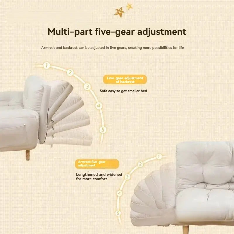 Folding Sofa Bed | Small Size | Metal Frame | Balcony Friendly from PriceLows™
