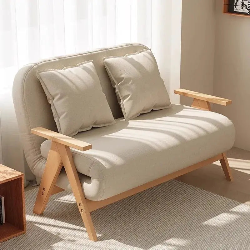 Folding Sofa Bed | Solid Wood Frame | PriceLows™