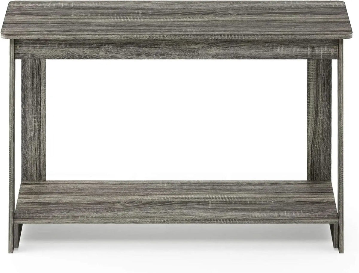 French Oak Grey TV Stand 35 Inch Wide For 37 Inch TV from PriceLows™