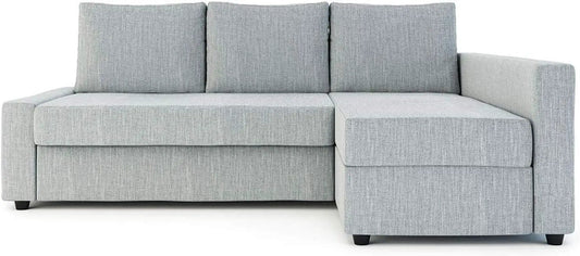 Friheten Slipcover For Ikea Friheten Sofa Bed With Chaise Light Grey from PriceLows™