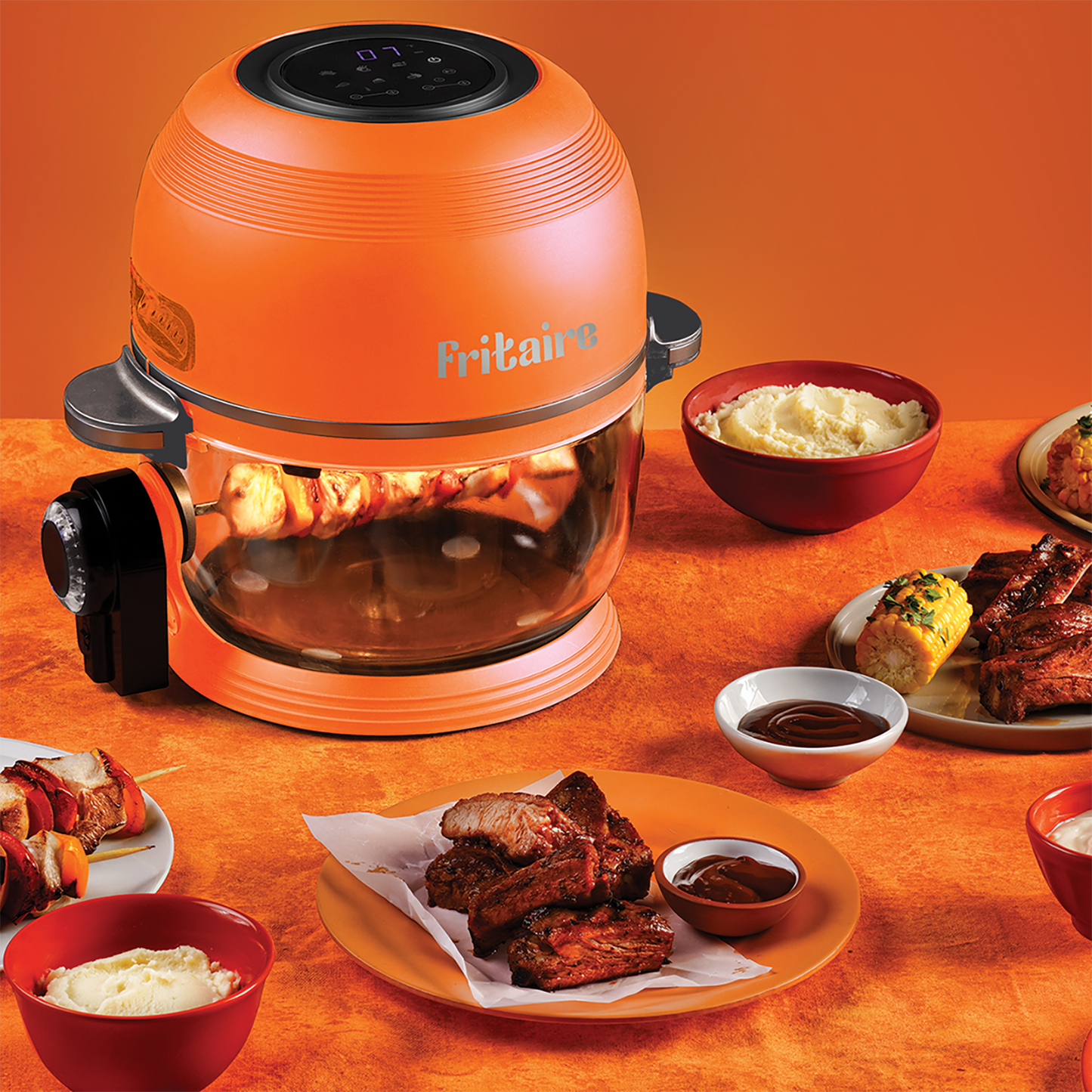 Self-Cleaning Air Fryer™ & Non-Toxic Air Fryer™ - Orange from PriceLows™