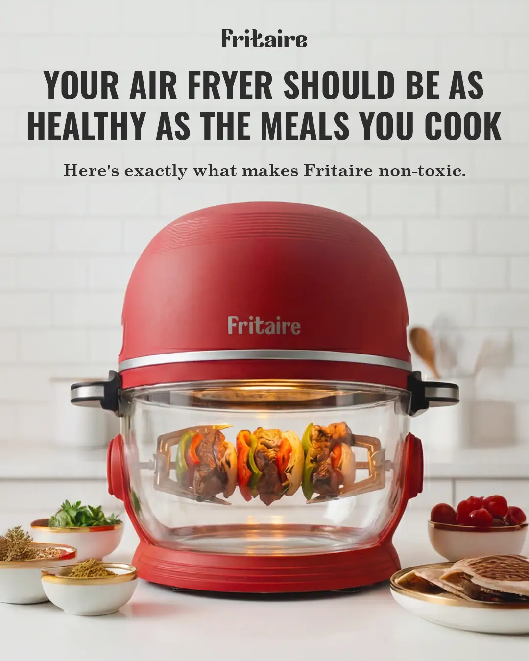 Self-Cleaning Air Fryer™ & Non-Toxic Air Fryer™ - Sage Green from PriceLows™