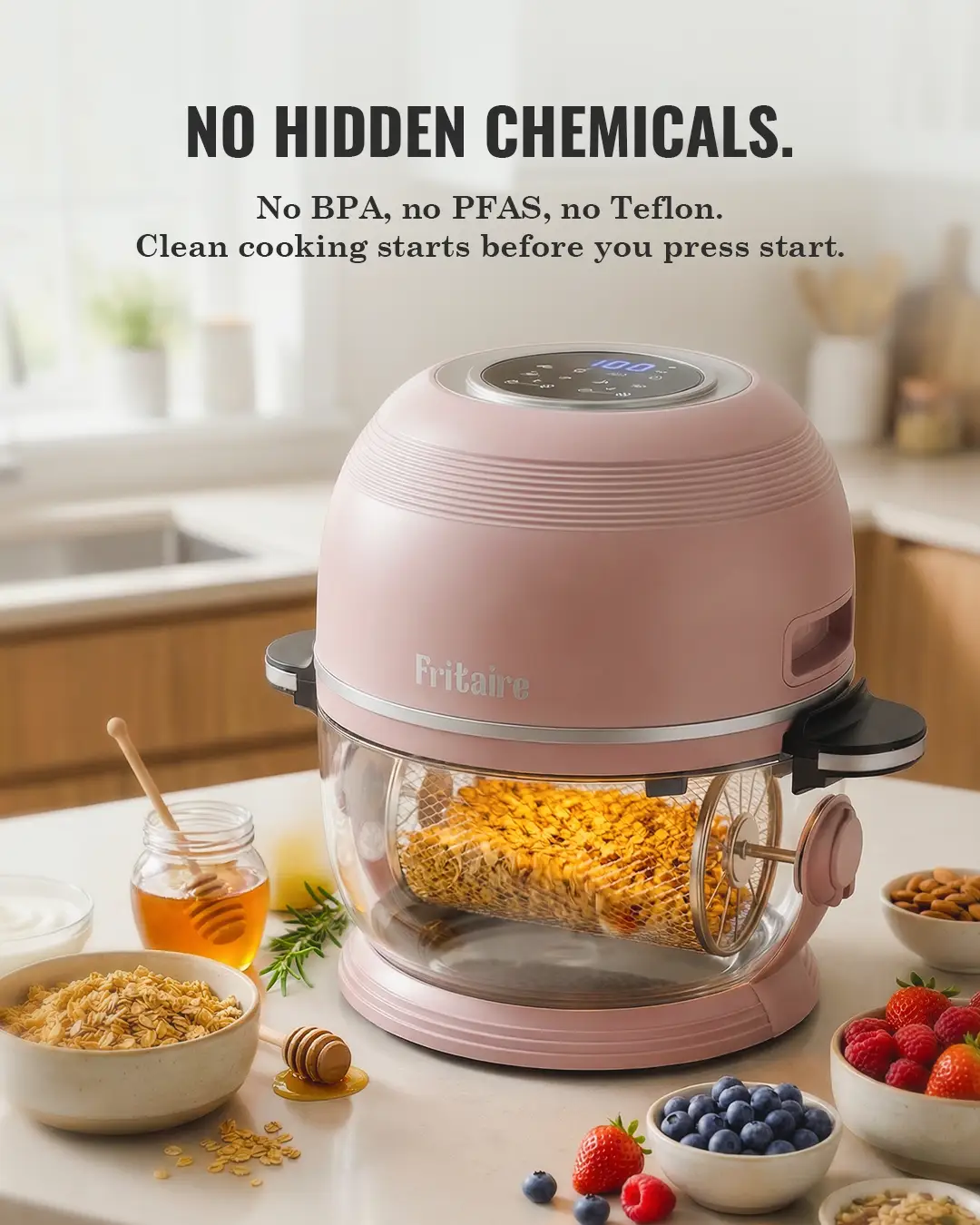 Self-Cleaning Air Fryer™ & Non-Toxic Air Fryer™ - Sage Green from PriceLows™