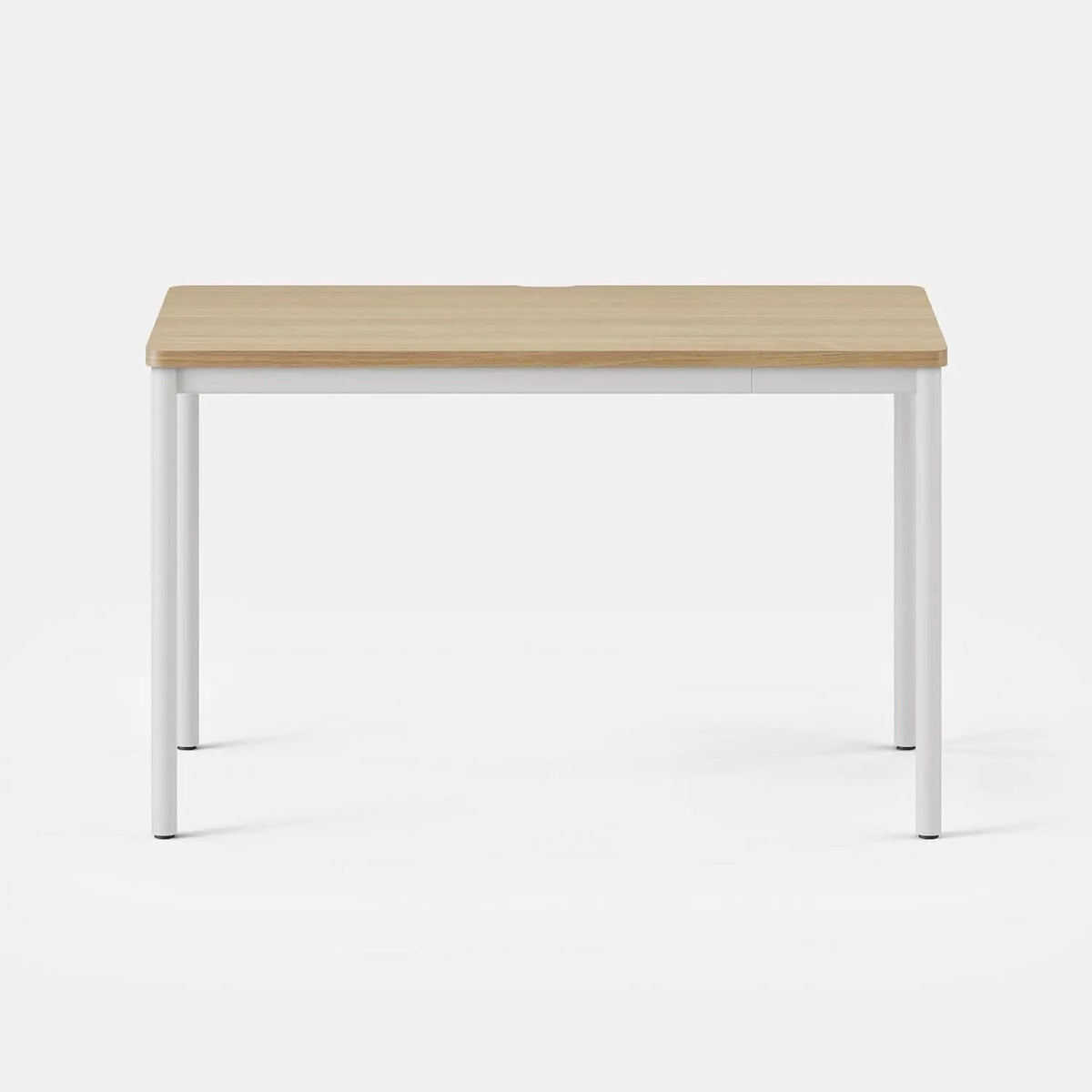 Functional Home Office Desk with Rounded Corners and Cable Notch from PriceLows™