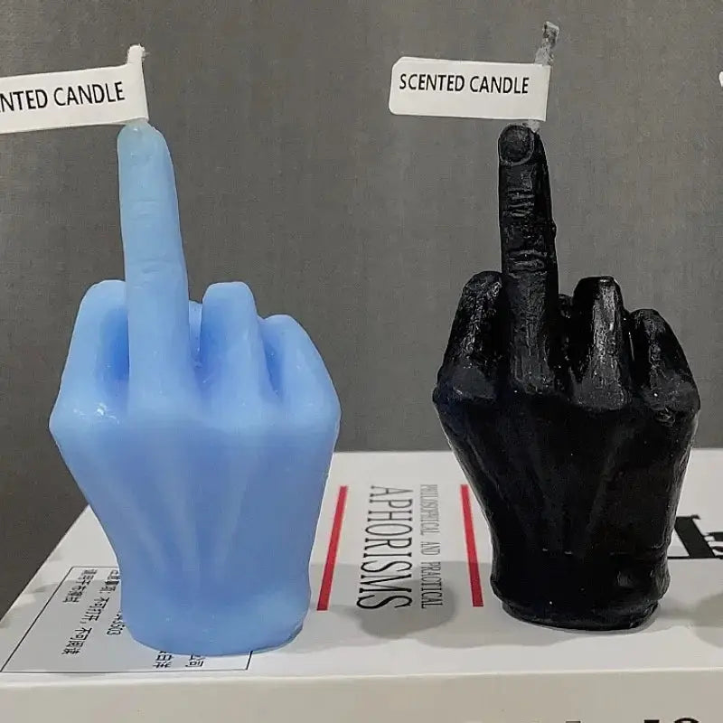 Funny Scented Candle | Middle Finger Soy Wax | PriceLows™