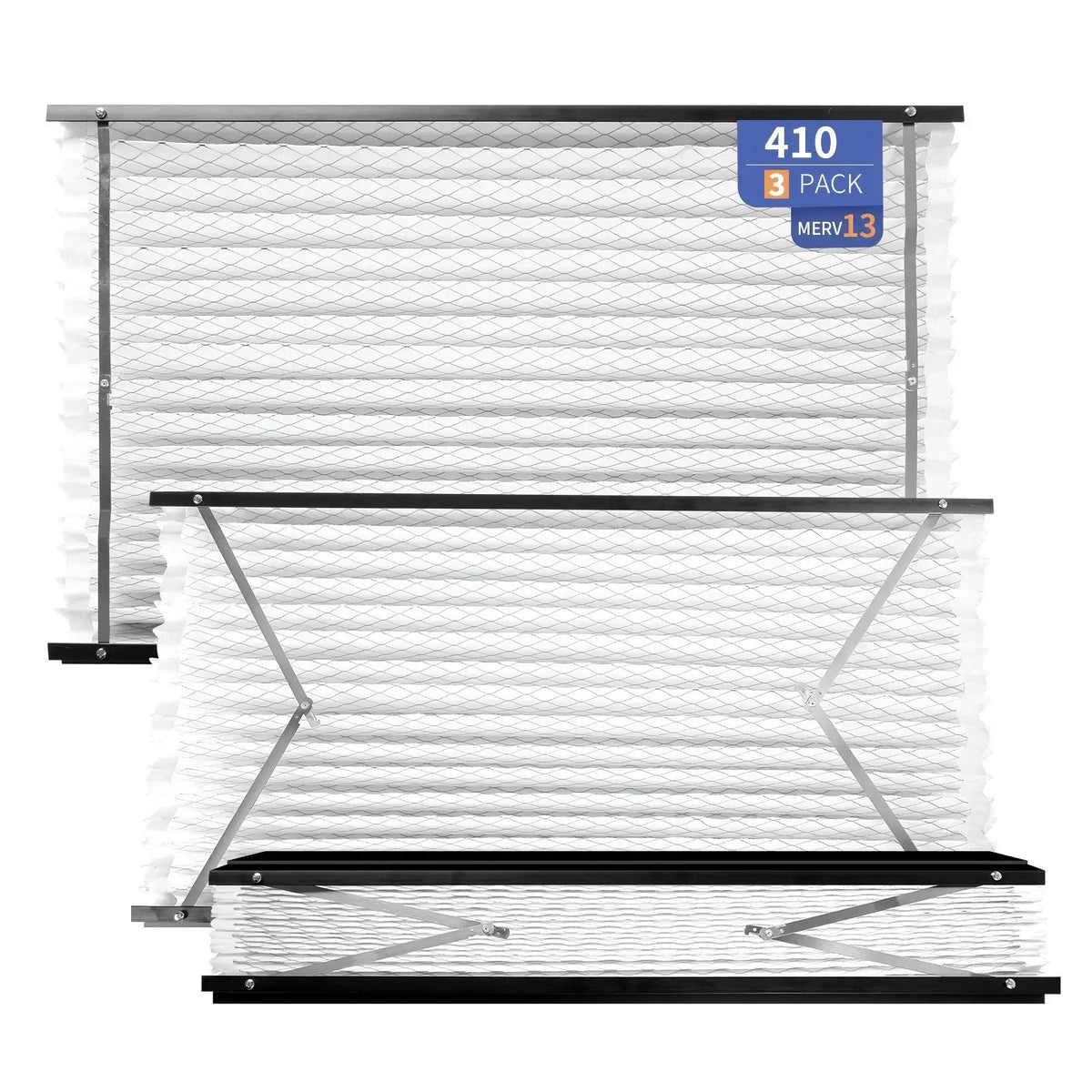 3-Pack HVAC Furnace Air Filters – MERV 13 Pleated Paper Filters, Compatible with Common Whole-House Systems (Sizes: 14x10x1, 16x10x1, 24x10x1, 24x16x1, 34x10x1, 44x0x1) from PriceLows™