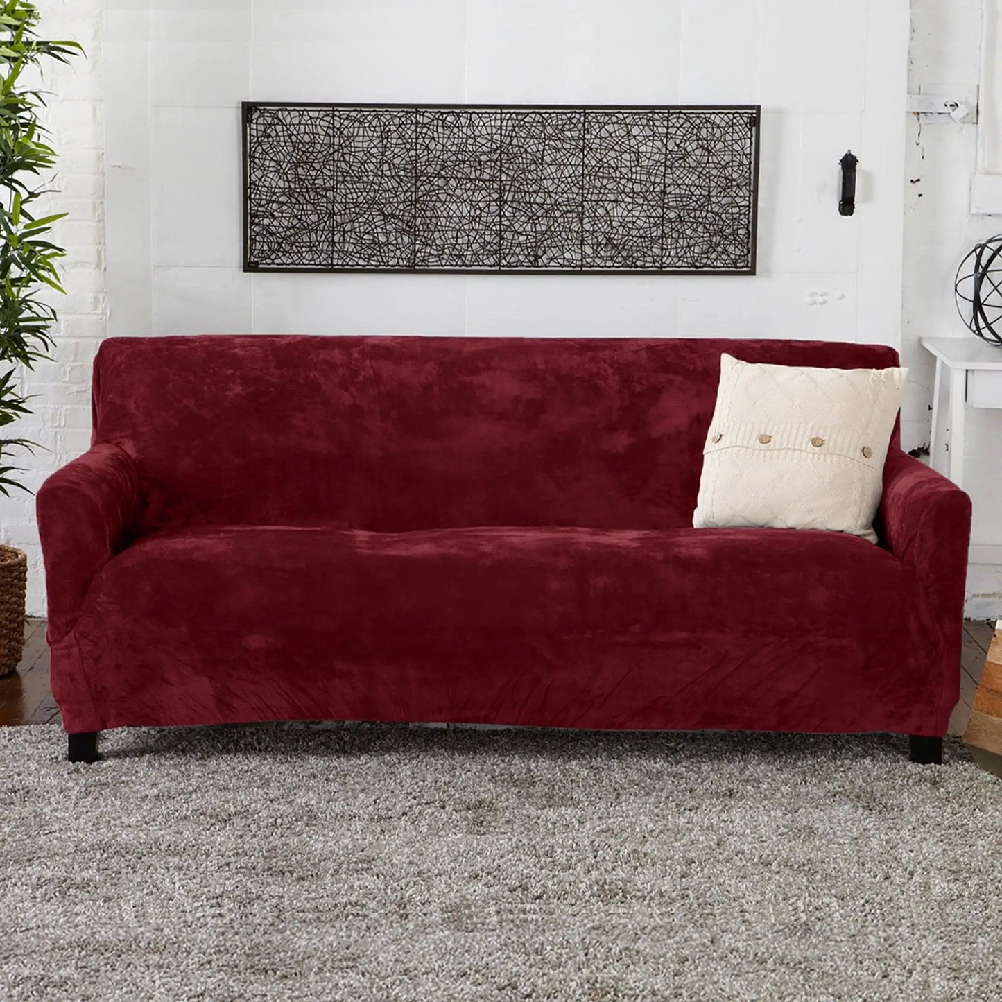 Velvet Stretch Slipcover - Gale Collection from PriceLows™