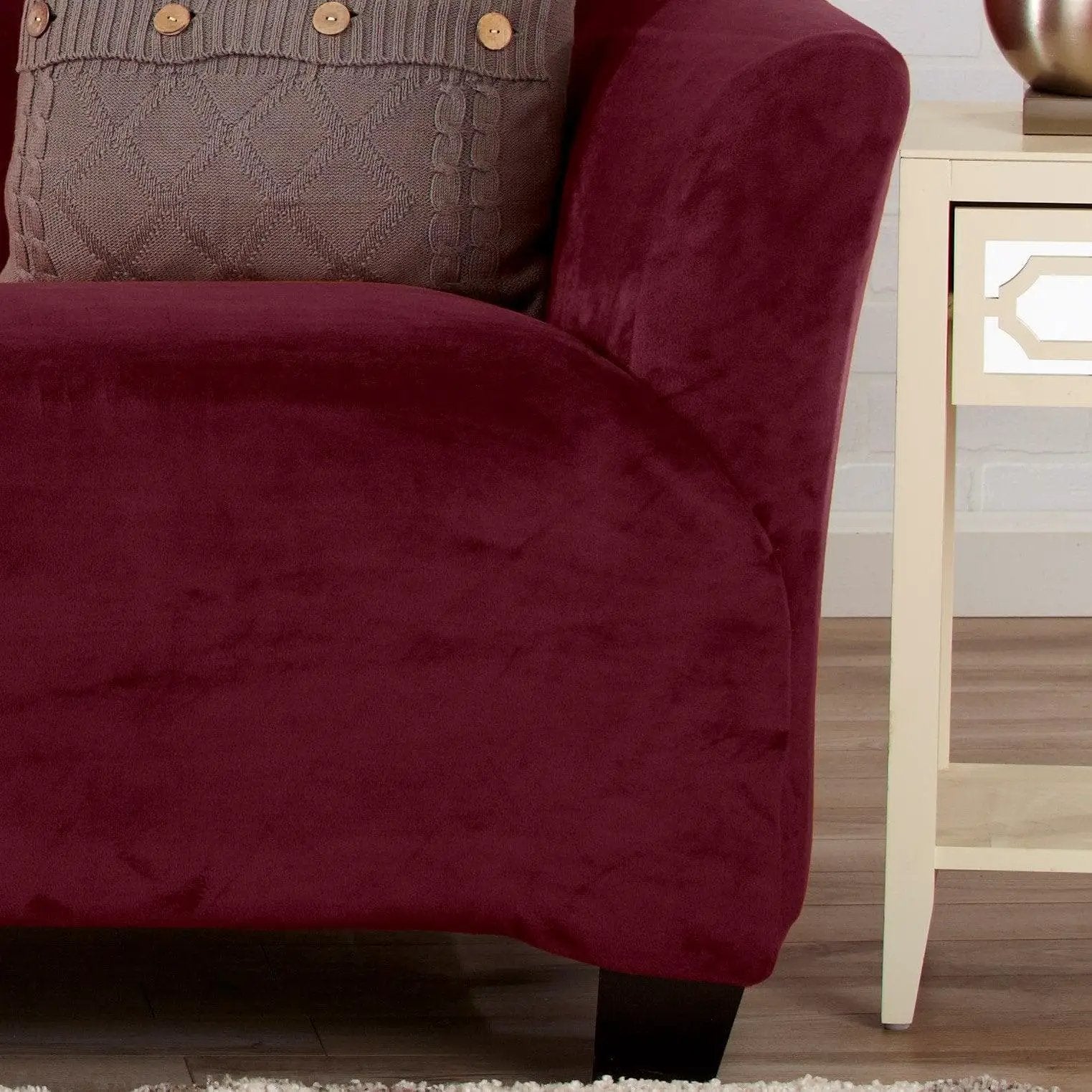 Velvet Stretch Slipcover - Gale Collection from PriceLows™