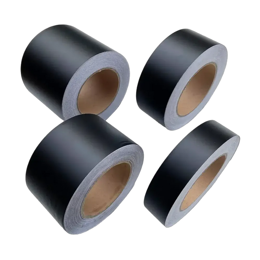 Black Matt Vinyl Wrap Foil Tape Roll Matte Black Stripes Window Trim Film Car Sticers Decal For Car Interior Pillar from PriceLows™
