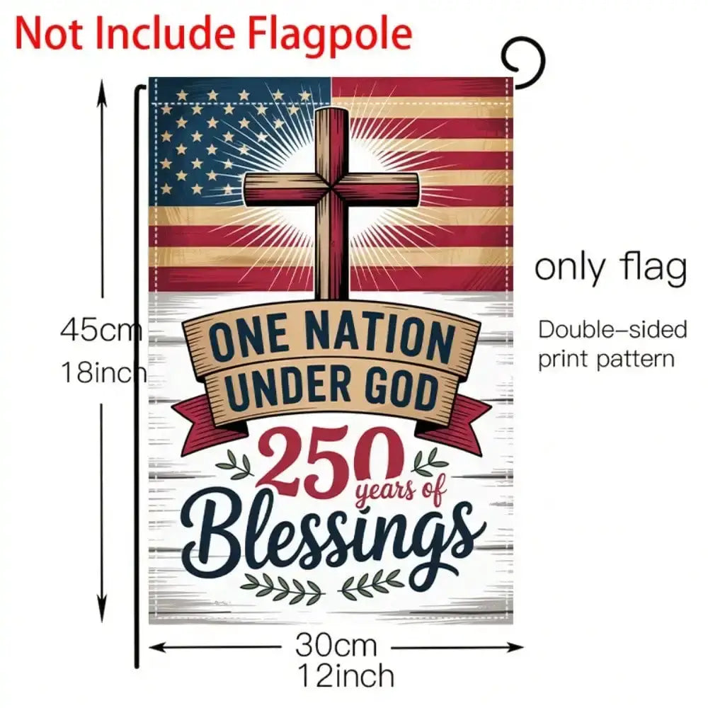 Garden Flag | Double-Sided American Flag | Heavy-Duty Outdoor from PriceLows™