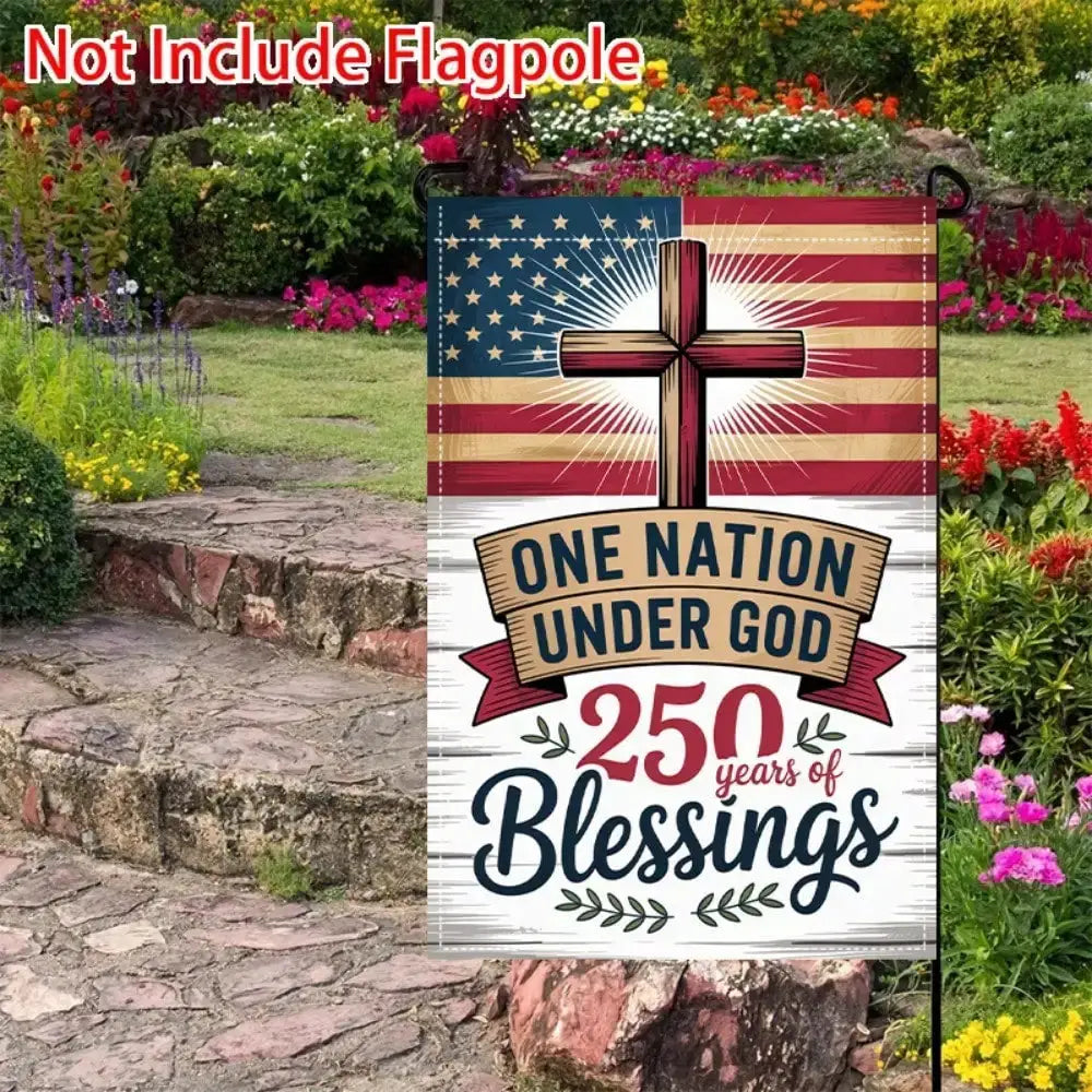 Garden Flag | Double-Sided American Flag | Heavy-Duty Outdoor from PriceLows™