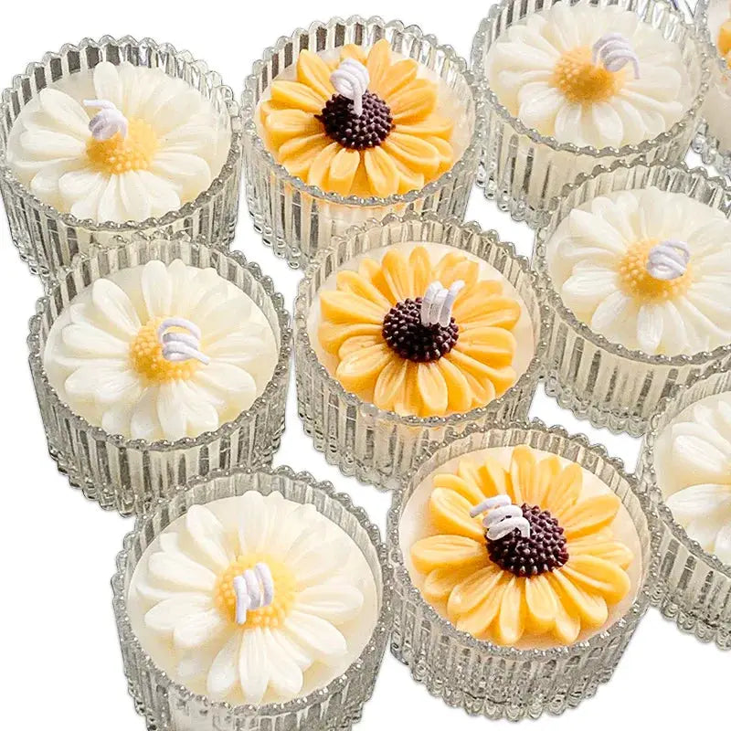 Glass Aromatherapy Candle | Chamomile Scent | PriceLows™