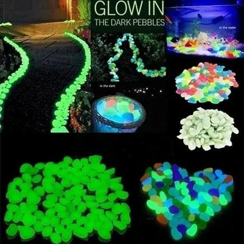 Glow In The Dark Pebbles | 500 Pieces | PriceLows™