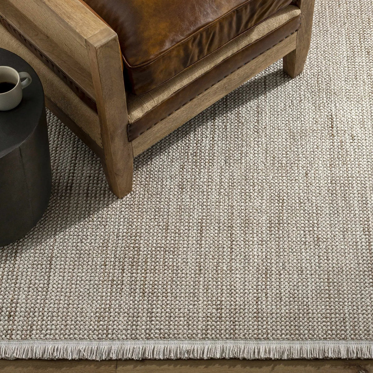 Gowan Beige Area Rug