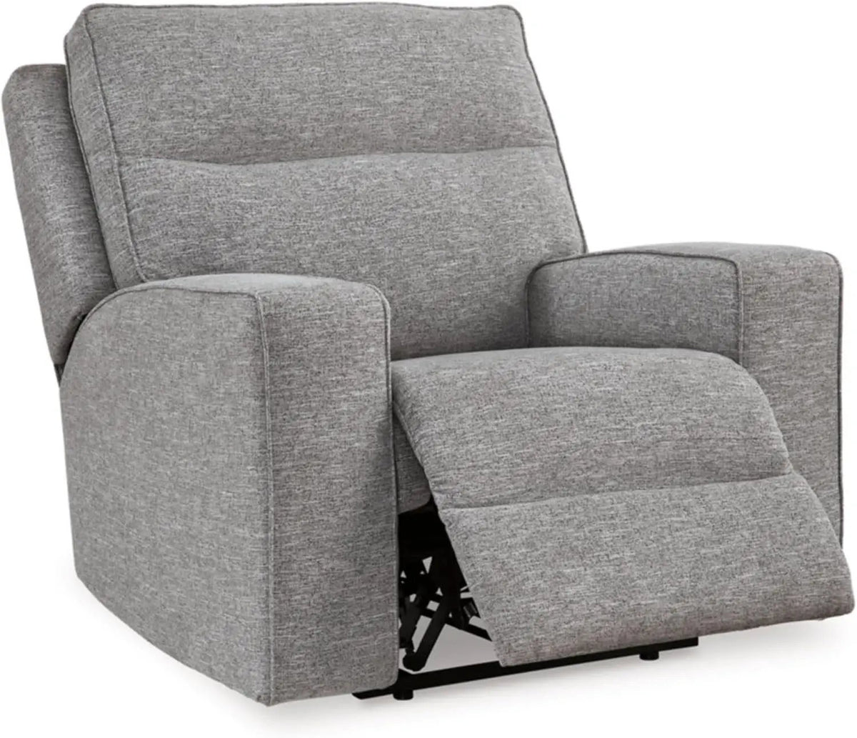 Gray Power Recliner With Adjustable Comfort For Living Room