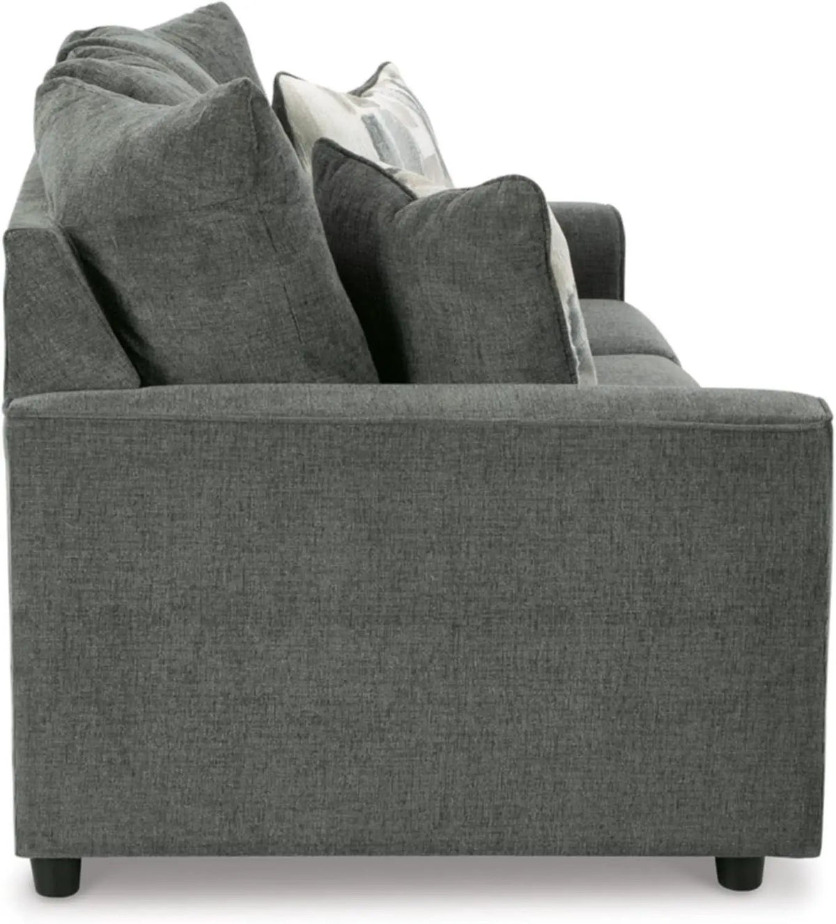Gray Upholstered Casual Sofa With Flared Arms Modern from PriceLows™