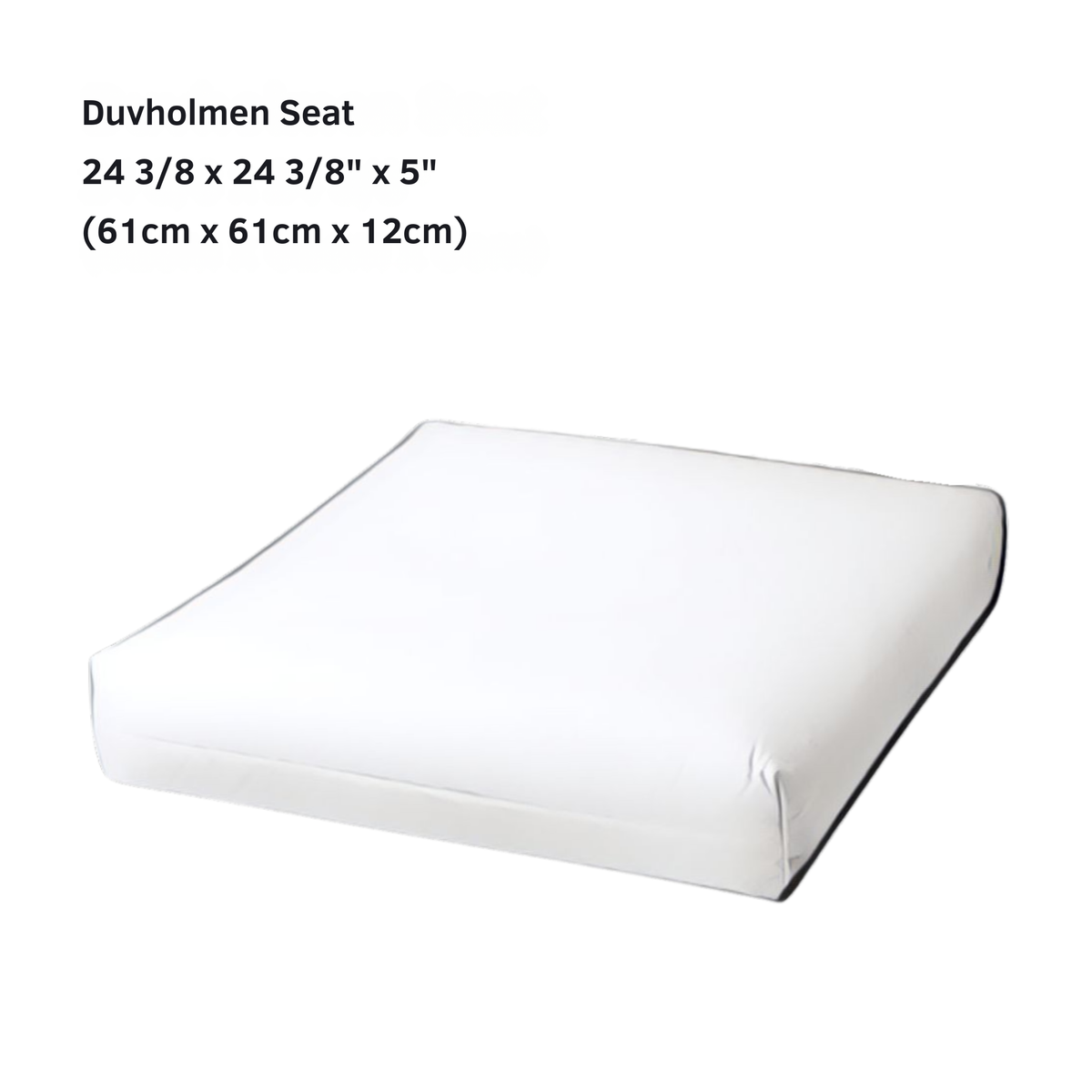 Green Banana Leaf Outdoor Seat Cushion Covers – 2 Pack | Patio Chair Replacement Covers | Fits IKEA Duvholmen