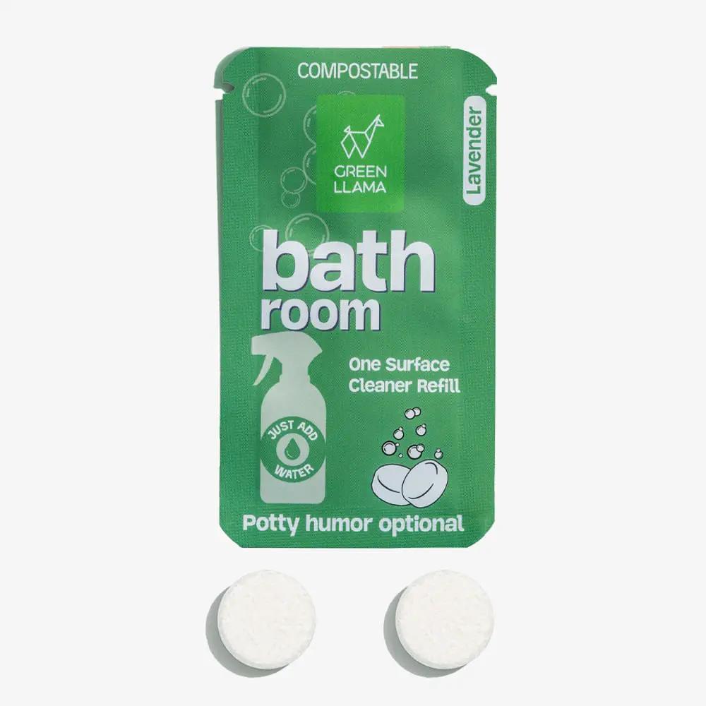 Bathroom Spray Glass Bottle Cleaning Kit with Lavender from PriceLows™