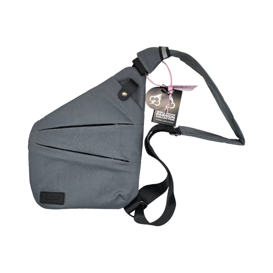 Smell Proof Crossbody Bag | Activated Carbon Liner | Hidden Lock | One Size