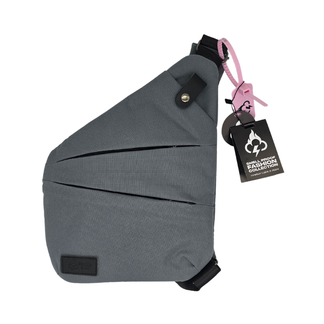 Smell Proof Crossbody Bag | Activated Carbon Liner | Hidden Lock | One Size