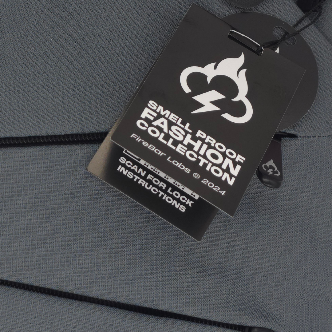 Smell Proof Crossbody Bag | Activated Carbon Liner | Hidden Lock | One Size