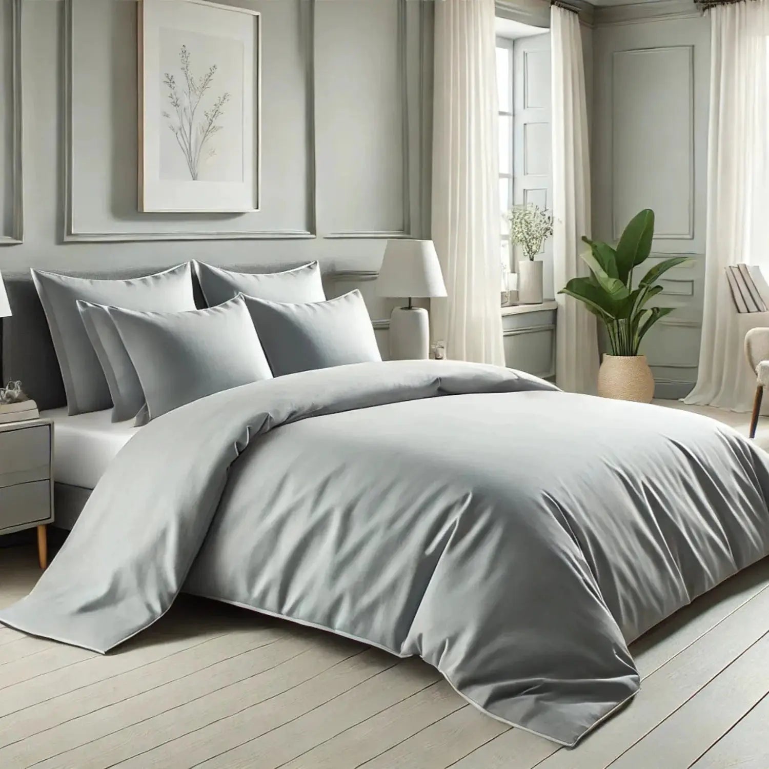 Bamboo Duvet Cover + 2 Shams Set from PriceLows™
