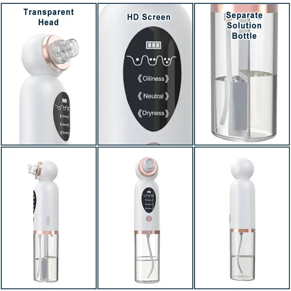 New Blackhead Remover Vacuum Suction Personal Care Small Bubble Electric Face Nose Cleaner from PriceLows™
