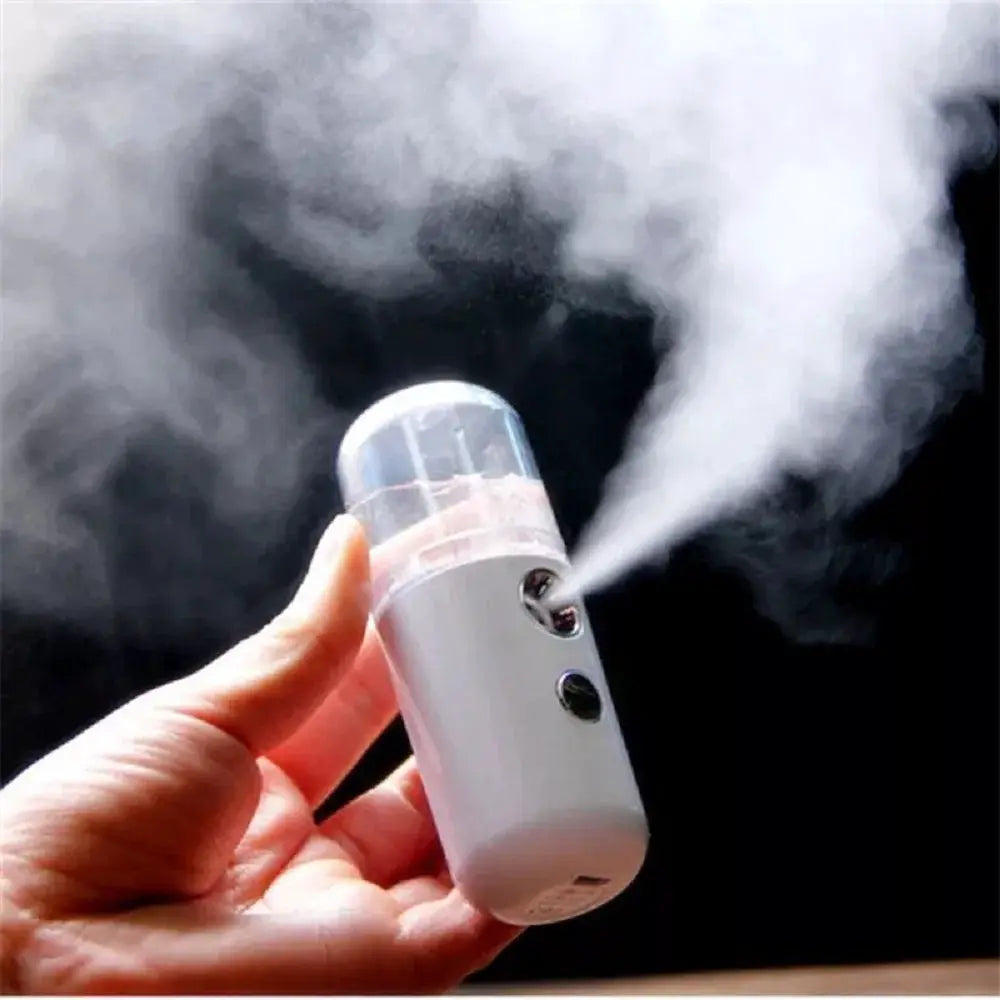 Rechargeable USB Facial Mist Sprayer | Nebulizer Humidifier | Portable Skin Steamer