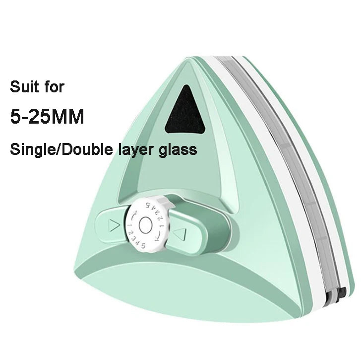 Magnetic Window Cleaner | Auto Water Discharge | Dual Layer Wiper | Home Use