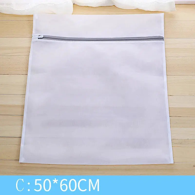 1PC Clothes Washing Machine Laundry Bag With Zipper Nylon Mesh Net Bra Washing Bag Black Wash Bags from PriceLows™