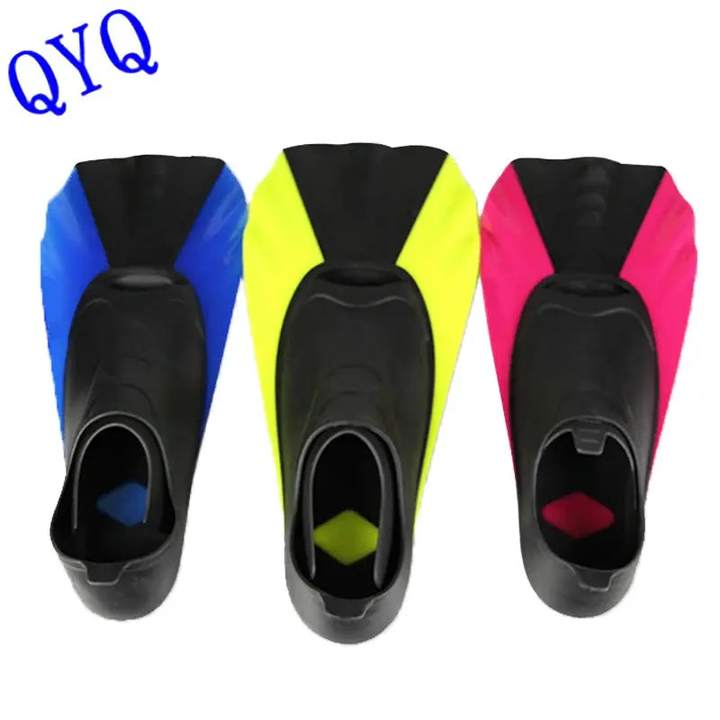 QYQ Silicone flippers for men, women and children frog shoes swimming snorkeling equipment from PriceLows™