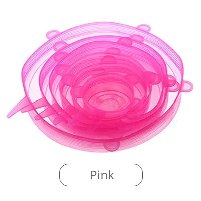 Silicone Stretch Lids | Food Grade | Universal Size | 6 To 12 Piece Set