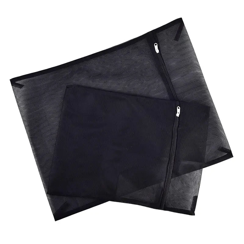 1PC Clothes Washing Machine Laundry Bag With Zipper Nylon Mesh Net Bra Washing Bag Black Wash Bags from PriceLows™