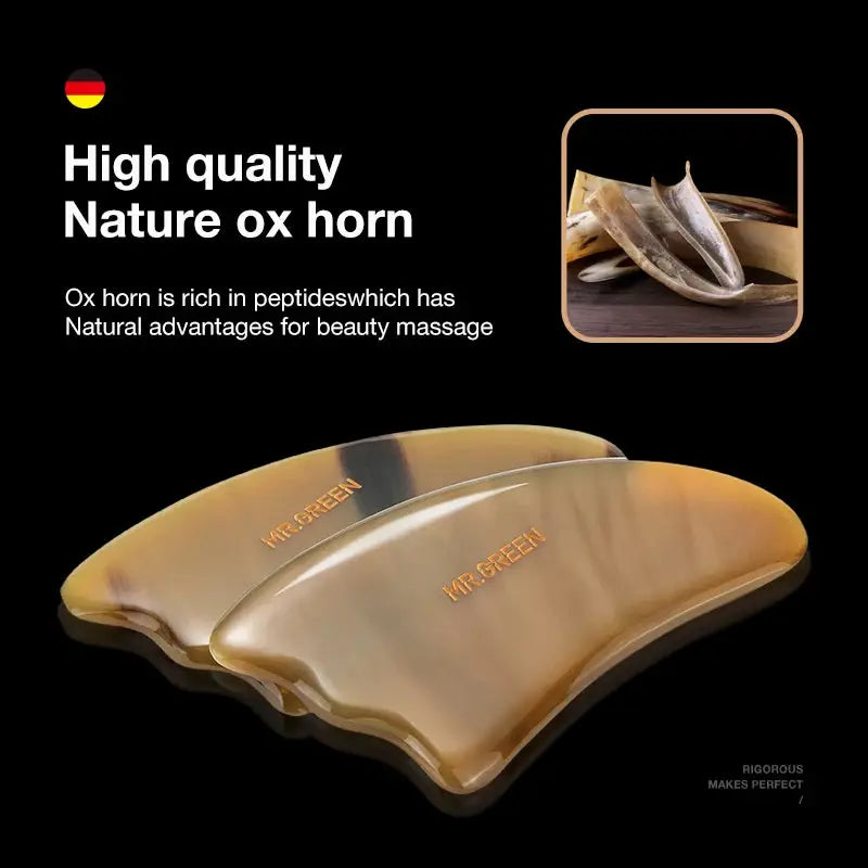 Ox Horn Guasha Face Tool | Massager For Body And Neck
